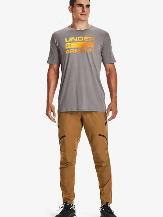 Team Issue Wordmark Athletic T-shirt Concrete / Omega Orange