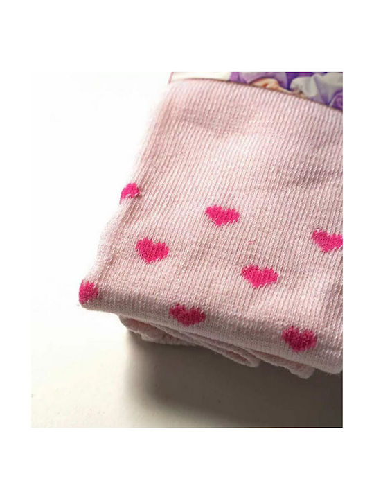 Yanoir Kids Tights Pink Hearts