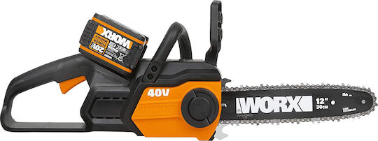 Worx Battery Chainsaw 2x2Ah Brushless 20V 3.8kg with Blade 30cm