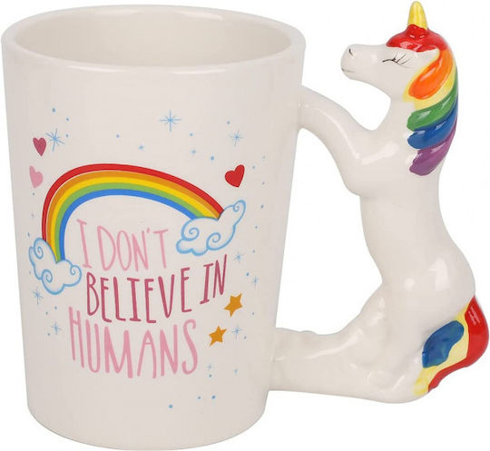 I-Total Unicorn Κούπα Κεραμική Πολύχρωμη 300ml