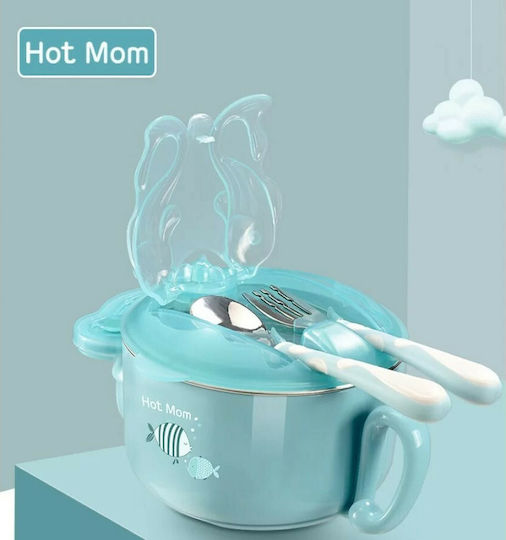 Hot Mom Комплект за Хранене Grinder от Метал Тюркоазен 4бр