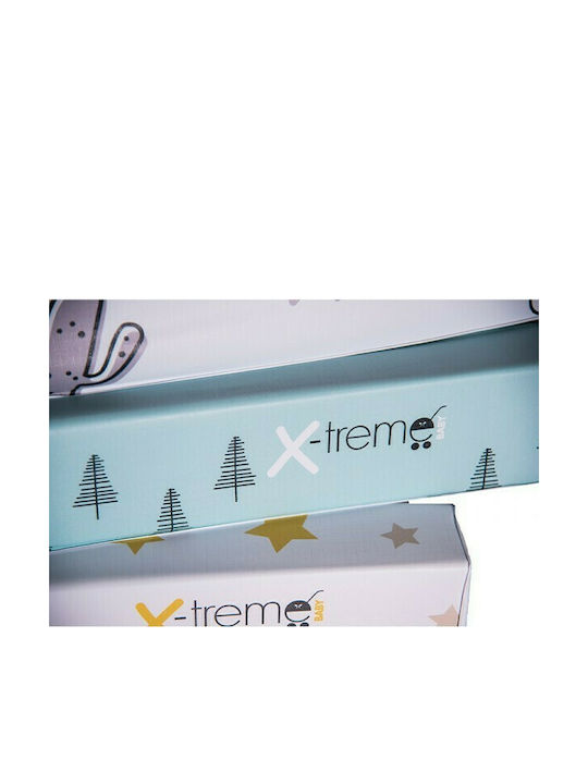 X-treme Baby Μαλακή Αλλαξιέρα Indian από Πλαστικό Grey 44x70cm