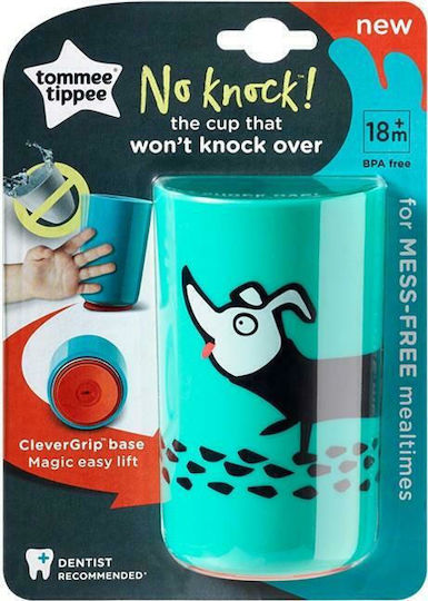 Tommee Tippee Παιδικό Ποτηράκι "No Knock" από Πλαστικό Πράσινο 300ml για 18m+