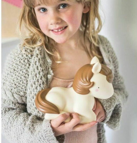A Little Lovely Company Led Kids Decorative Lamp Horse Beige 20x11x17εκ.