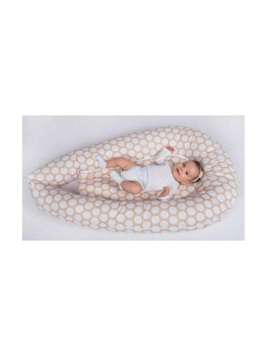 Lorelli Бебешка възглавница-гнездо Мемори пяна Nest 3 in 1 Stars Сив 110x70cm