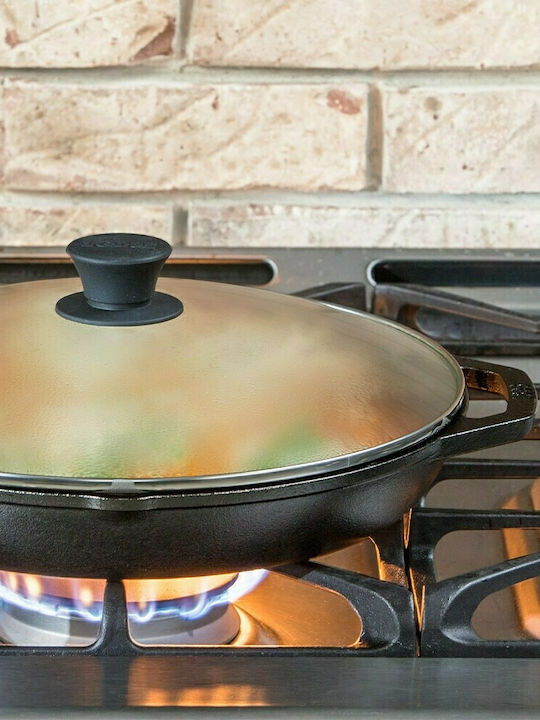Lodge Chef Collection Τηγάνι από Μαντέμι Με Καπάκι 30.5cm