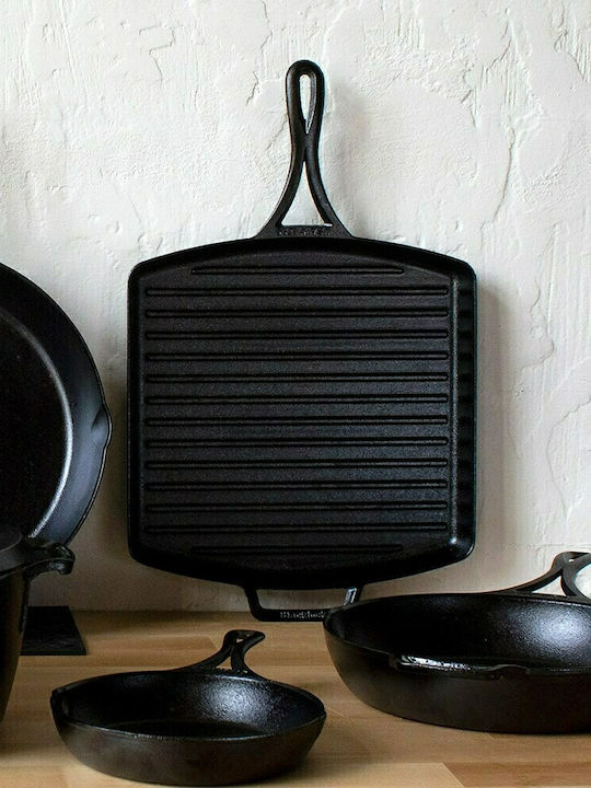 Lodge Blacklock Grill made of Cast Iron 30.5cm