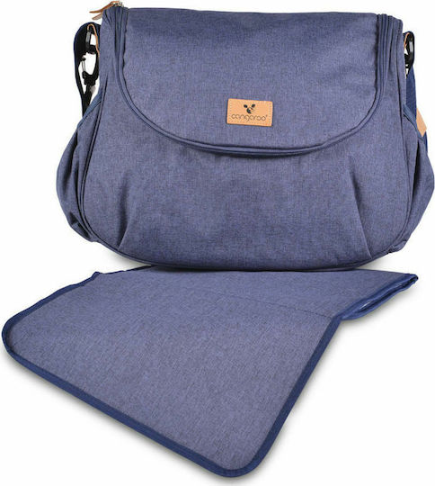 Cangaroo Wickeltasche-Wickeltasche Schulter/Hand Naomi 108363 Blue 43x40cm.