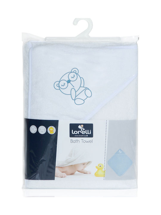 Lorelli Hooded Baby Bath Towel Blue