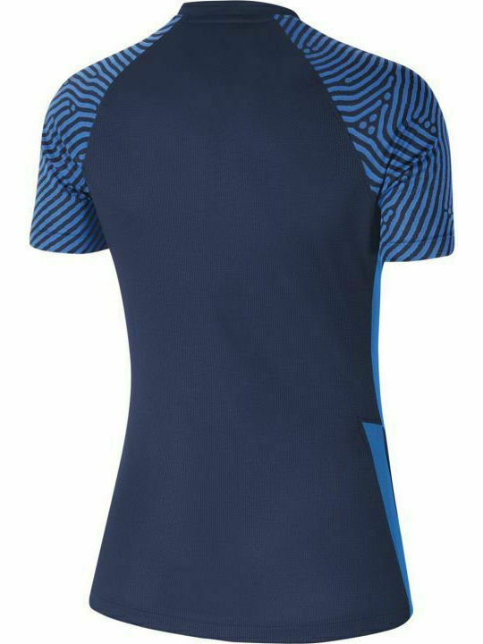 Nike Strike 21 Women's Athletic T-shirt Navy Blue