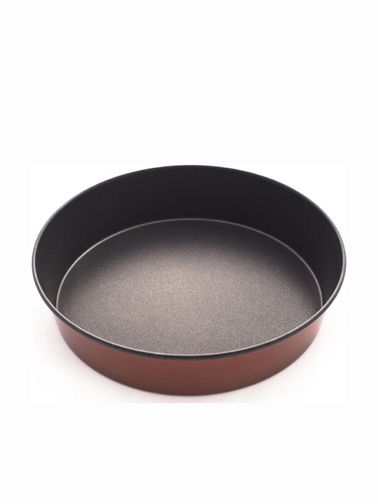 Max Home Baking Pan Round Aluminum with Coating of Stone 38cm