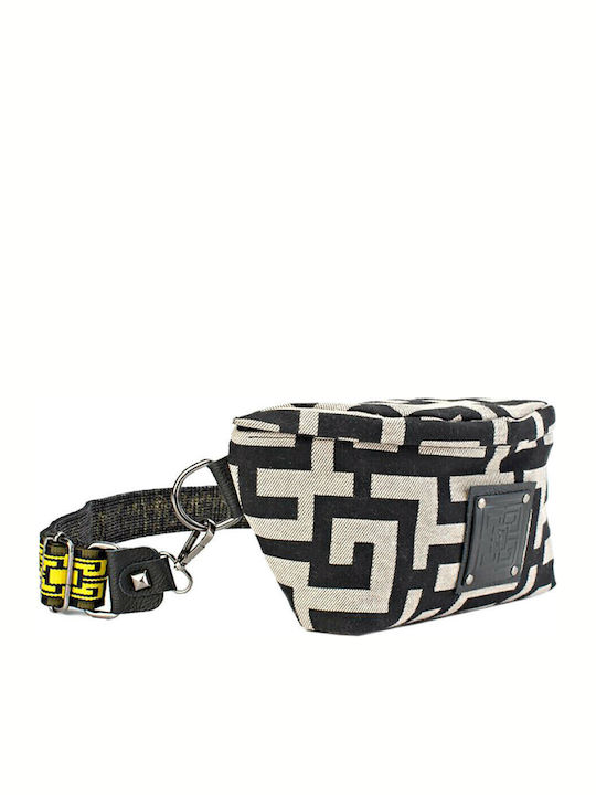 Ostrako Waist Bag Beige/Black