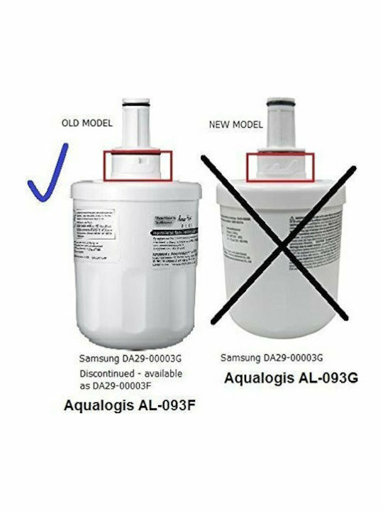 Aqua Pure DA29-00003F Internal Replacement Water Filter for Samsung Refrigerator 3pcs