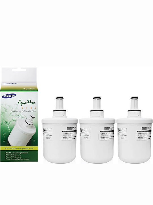 Aqua Pure DA29-00003F Internal Replacement Water Filter for Samsung Refrigerator 3pcs