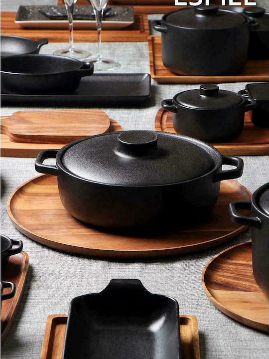 Espiel Lava Dutch Oven Round Ceramic 22x17cm 1pcs