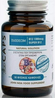 John Noa Caps Duodecim Vitamina 1000mcg 30 capace