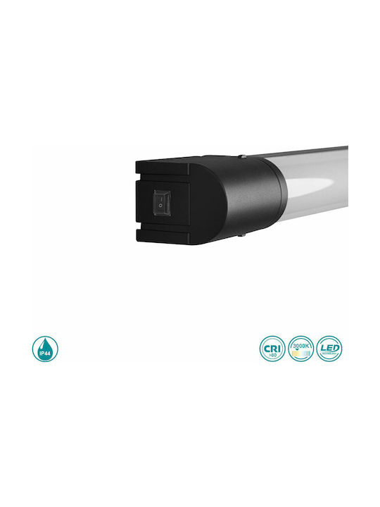 Trio Lighting Piera Модерен Осветително тяло За баня С щепсел с вграден LED Черен 119см.