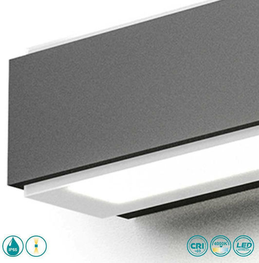 La Mia Luce Nox Стенна Външна Таванна Лампа LED IP65 с Естествено Бяла Светлина