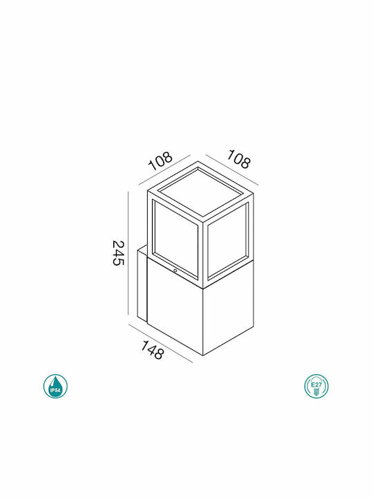 La Mia Luce Wall-Mounted Outdoor Spot Light IP54