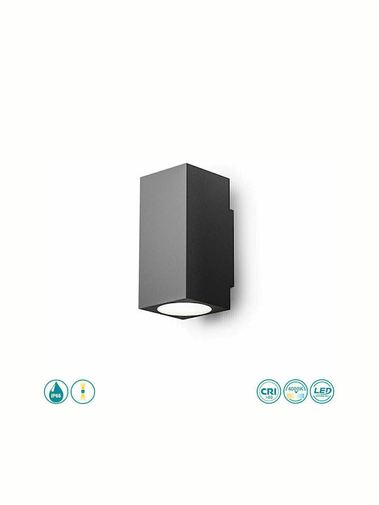 La Mia Luce Kari Επιτοίχιο Εξωτερικό Σποτ LED IP65 με Φυσικό Λευκό Φως