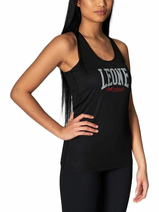 Leone Extrema 3 ΑΒΧ68 Γυναικεία Αμάνικη Μπλούζα για MMA Μαύρη