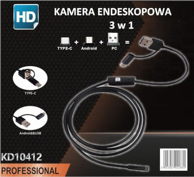 Kraft & Dele Endoscope Camera 640x480 pixels for Mobile with 5m Cable