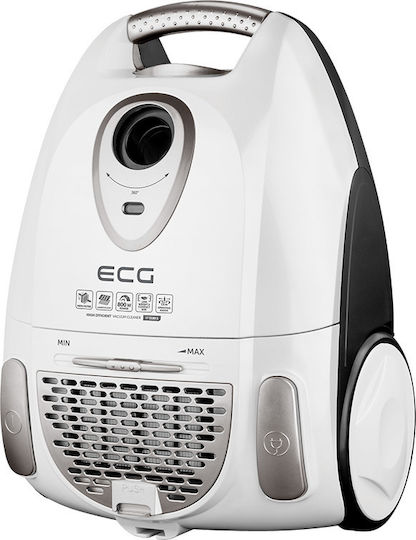 ECG VP 3189 S Прахосмукачка 800W С торба 3.5лт Бял