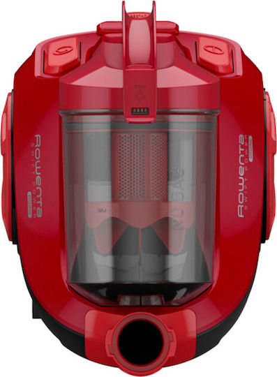 Rowenta Swift Power Cyclonic Ηλεκτρική Σκούπα 750W με Κάδο 1.64lt Κόκκινη