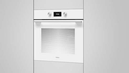 Teka Einbauofen 70Es B59.5cm. Weißer Marmor