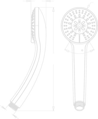 Ideal Standard IdealRain S3 Handheld Showerhead