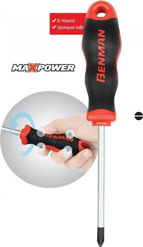 Benman Maxpower Screwdriver Cross Size PH2x100mm