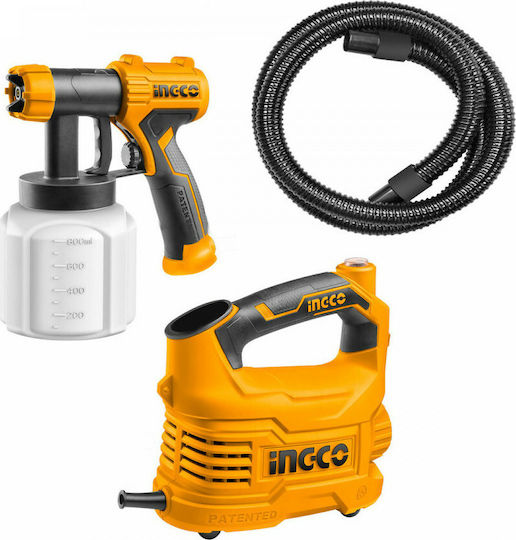 Ingco Electric Paint Spray Gun 500W with 0.8lt Container