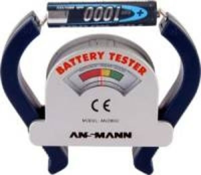 Ansmann AN20602 Αναλογικό Battery Tester με Πτυσσόμενη Υποδοχή