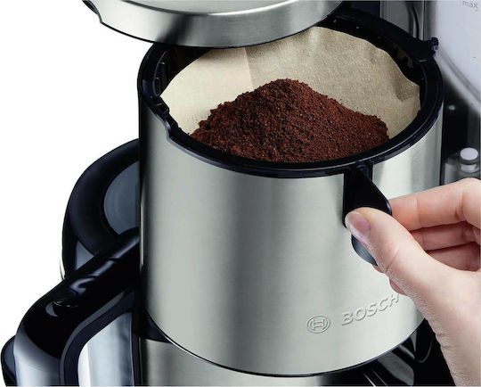 Bosch Programmable Filter Coffee Machine 1100W Inox/Black