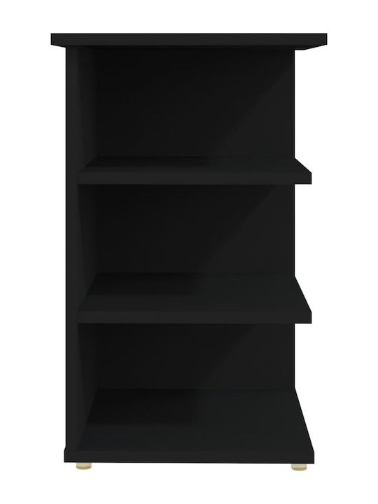 Bibliotecă Negru 35x35x55cm