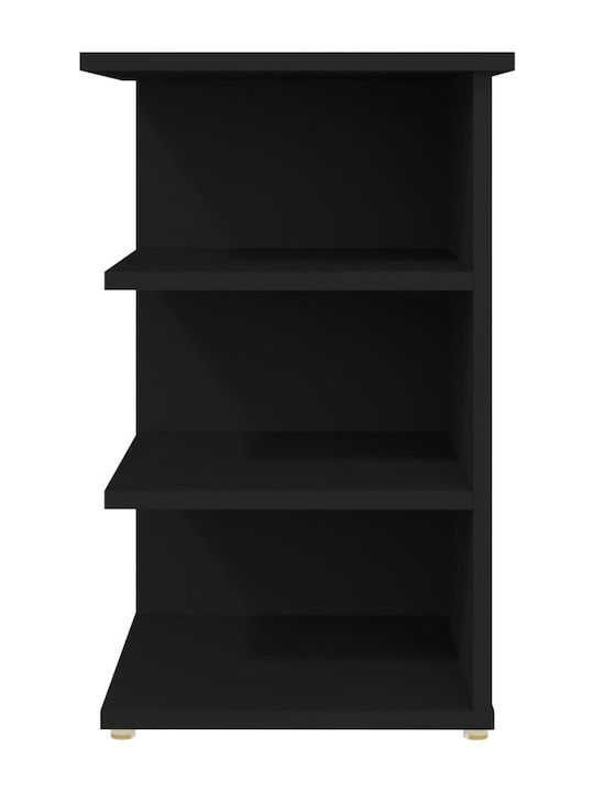 Bibliotecă Negru 35x35x55cm
