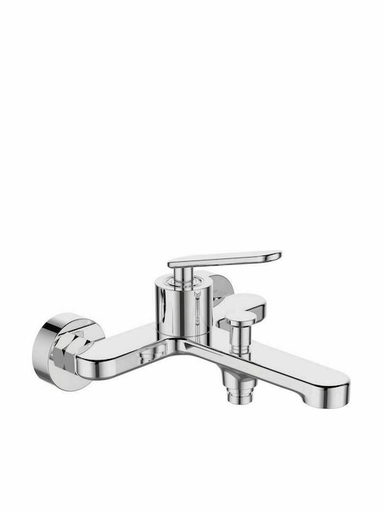 Gloria Level Mixing Bathtub Shower Faucet Silver