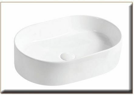 Gloria Siento Надеждна мивка Порцелан 55x36.5x14см Бял Gloria Siento Надеждна мивка Порцелан 55x36.5x14см Бял