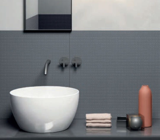GSI Pura Countertop Sink Porcelain 42x42x22cm White