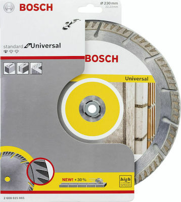 Bosch 2608615065 Cutting Disc Construction Materials 230mm with 15 Teeth 1pcs