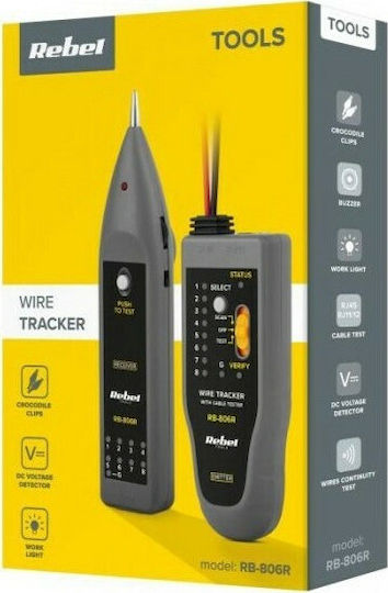 Rebel RB-806R Tester Καλωδίων Δικτύου RJ11