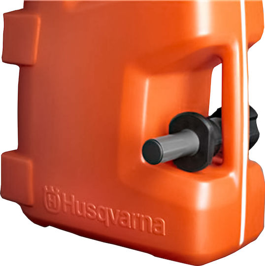 Husqvarna Double Position Fuel Can Plastic with Extension Tube 15lt Orange