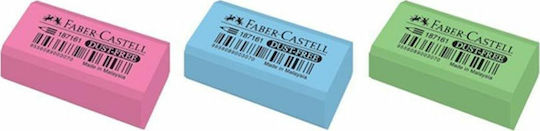 Faber-Castell Eraser for Pencil and Pen Dust Free (Μiscellaneous colours) 1pcs