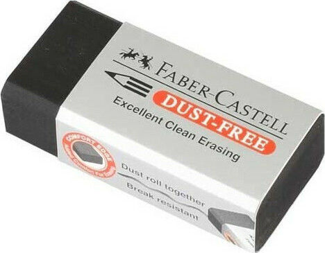 Faber-Castell Γόμα για Μολύβι Dust Free Μαύρη