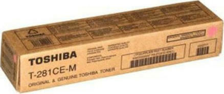 Toshiba T-281CE-M Original Toner Laser Printer Magenta 10000 Pages (6AK00000844)