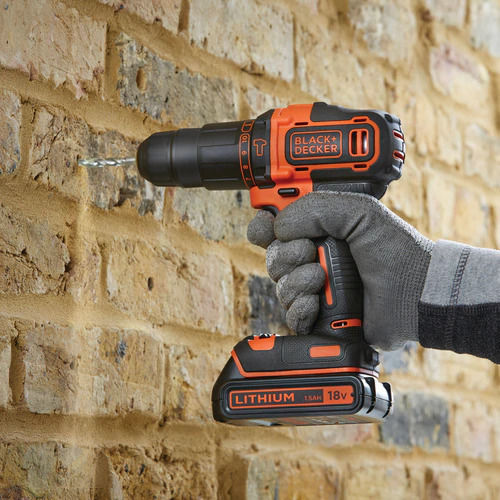 Black & Decker Percussive Drill Driver Battery 18V 1x1.5Ah