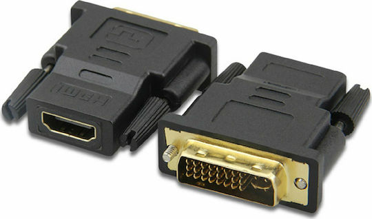 Muzik Μετατροπέας DVI-D male σε HDMI female 1τμχ 9-0016