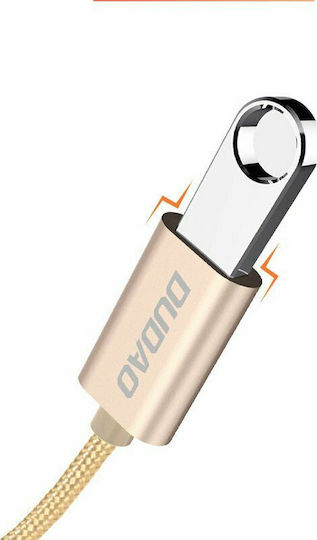 Dudao L15T Konverter USB-C männlich zu USB-A weiblich Grau Gold 1Stück