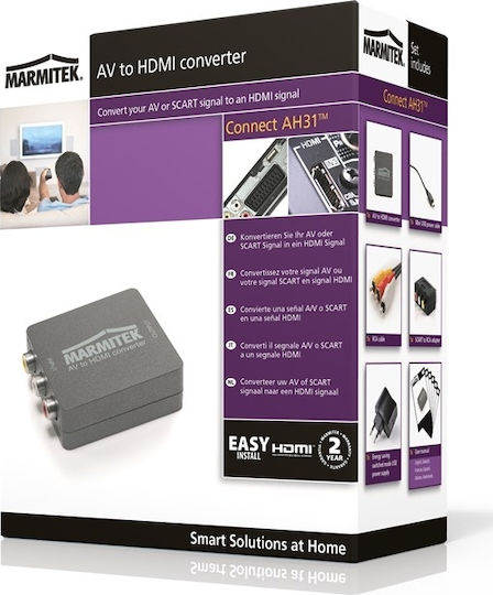 Marmitek Converter RCA female to HDMI female 1pcs 8264