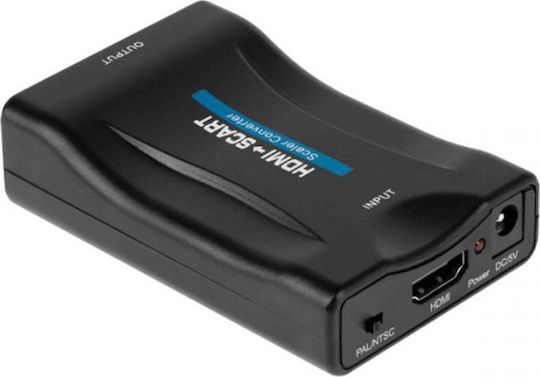 Μετατροπέας HDMI female σε Scart female 1τμχ ZLA0111